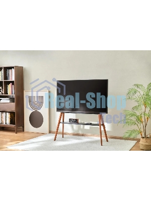 Подставка для телевизора Cactus CS-ST3647BKWN черный/орех, 49