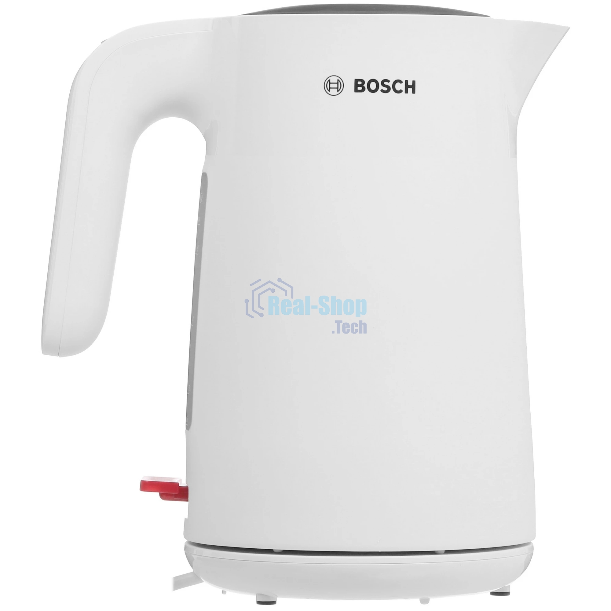 Электрочайник Bosch TWK2M161 белый, 1.7 л, 2400 Вт, скрытый нагревательный элемент
