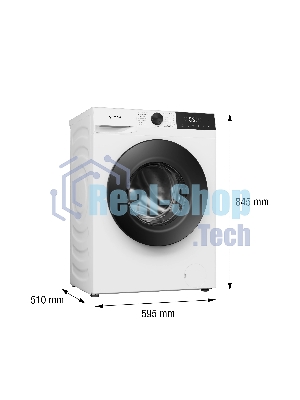 Стиральная машина Gorenje WDG2P854A3C2/C, белая, загрузка фронтальная 8 кг, 1400 об/мин, класс A