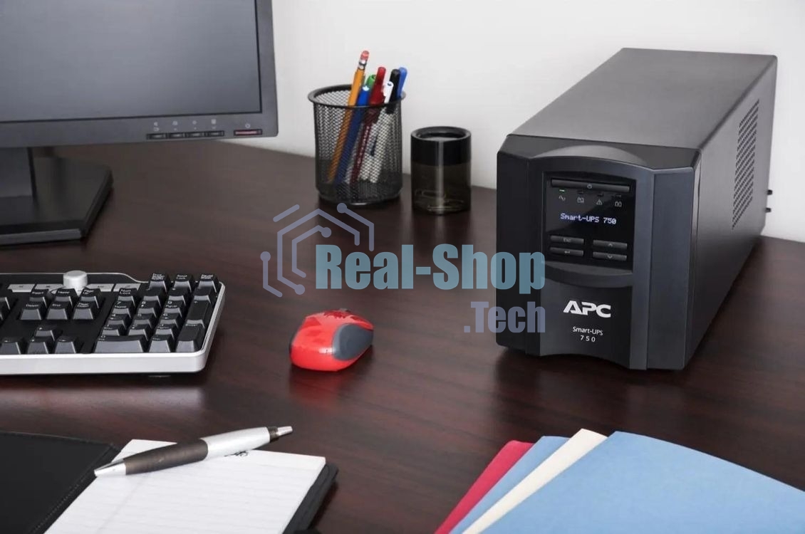 Источник бесперебойного питания APC Smart-UPS SMT750IC/750 ВА/500 Вт/6xIEC 320 C13 (компьютерный)