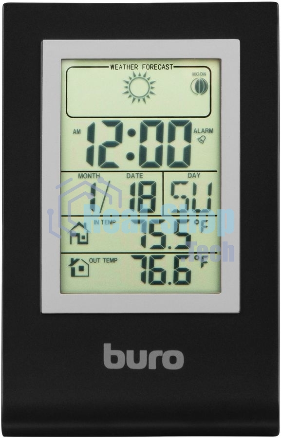 Погодная станция Buro H117AB серебристый