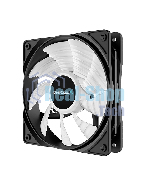Вентилятор для корпуса DEEPCOOL RF120B черный, 120 мм, 1300 об/мин, 21.9 дБ, 3 pin