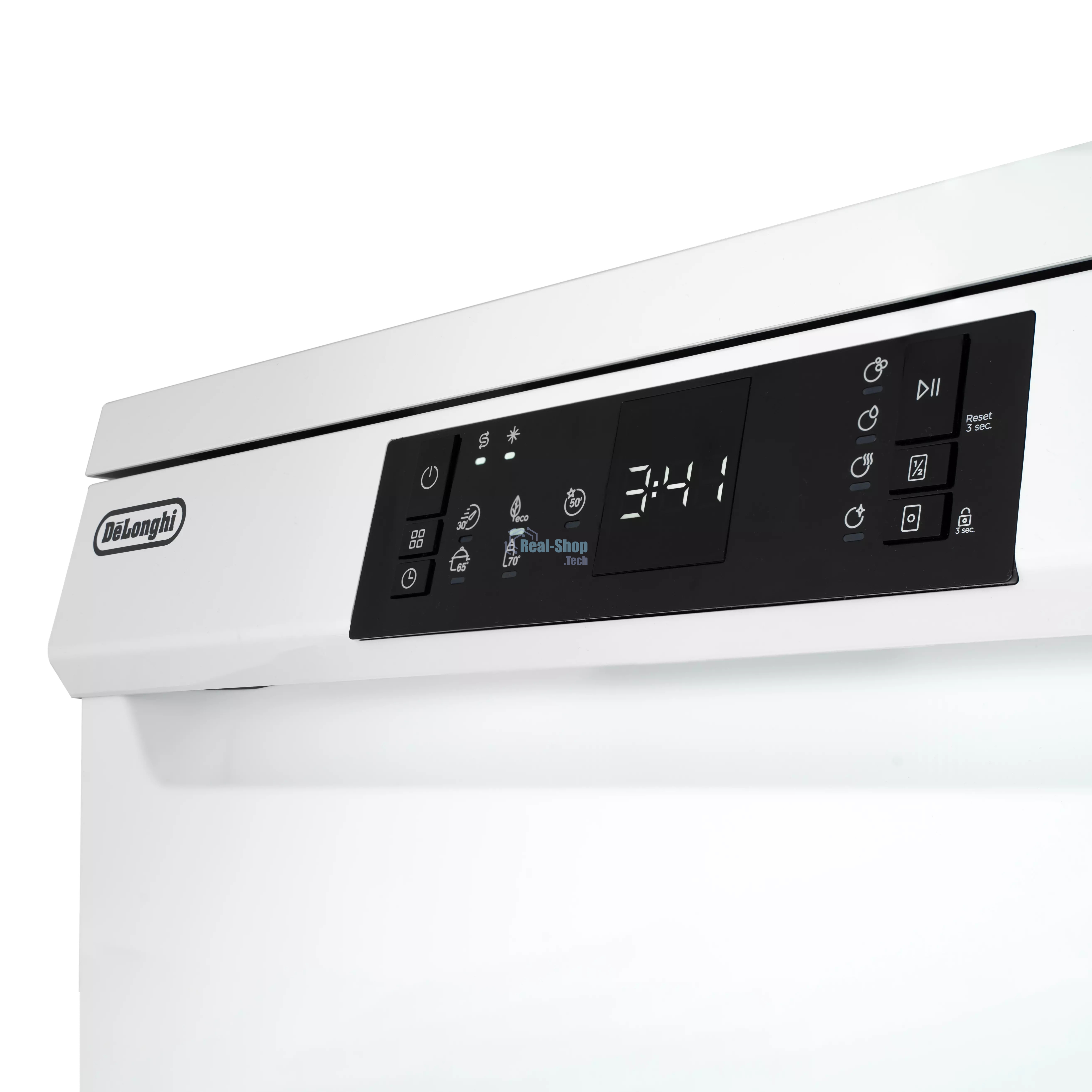 Посудомоечная машина DeLonghi DDWS 665 B Emilio, белая, 59.8 см, 13 компл., 52 дБ, класс A++