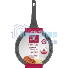 Сковорода Rondell Granit Carrara RDA-1846, 28см, без крышки, серый