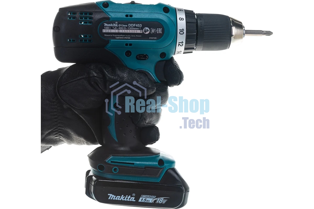 Дрель акк. Makita DDF453SYX5 (190497)18В 1х1.5Ач Li-ion БЗП