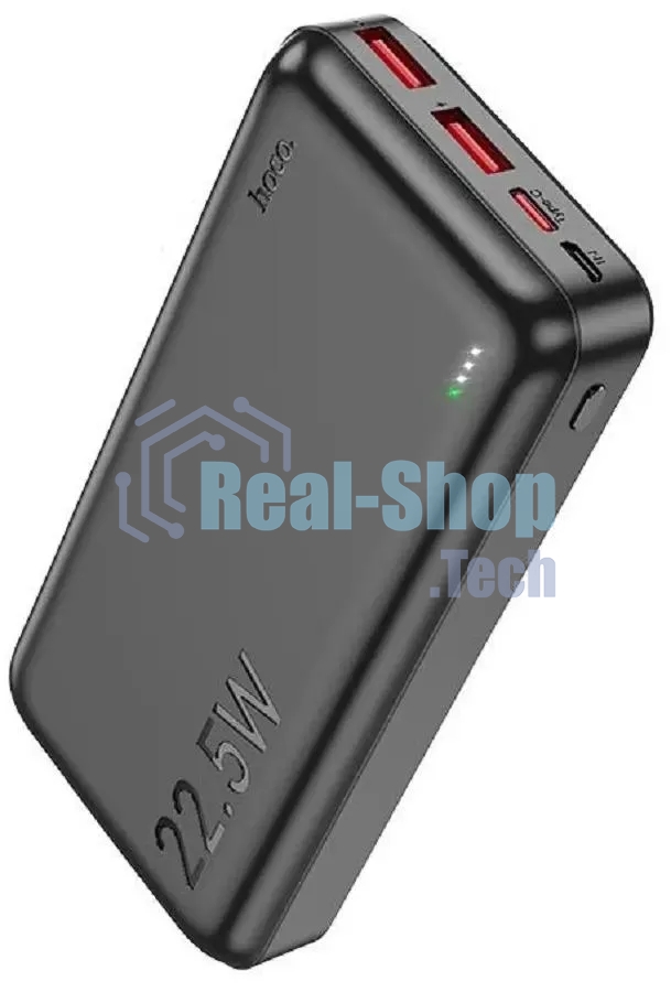 Портативный аккумулятор Hoco J101A Astute 20000mAh 22.5W 3A черный (82496)