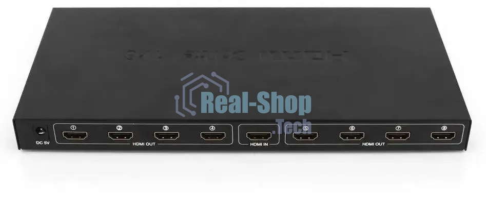 Сплиттер аудио-видео Premier 5-872-8 HDMI (f)/8xHDMI (f) черный