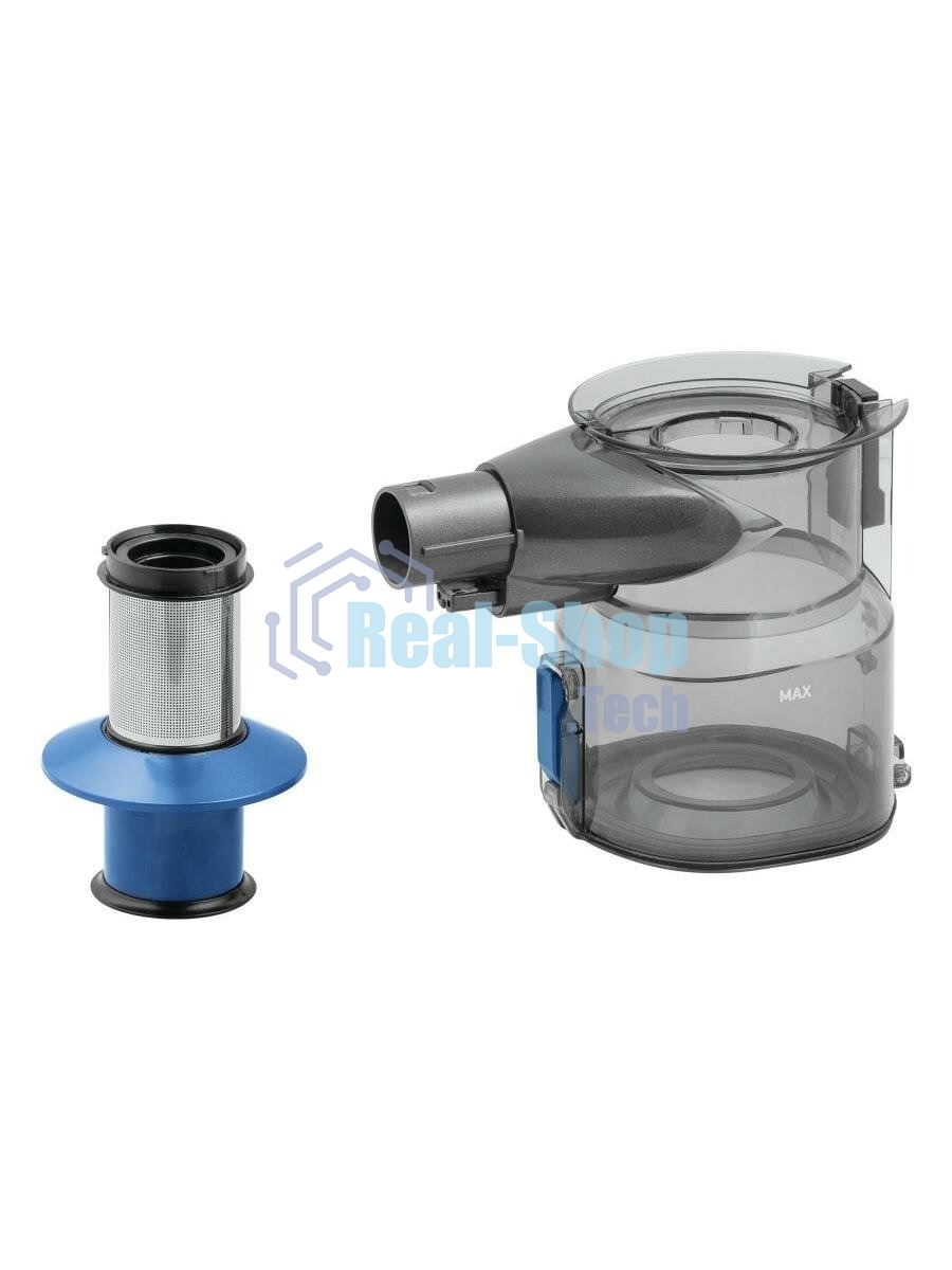 Вертикальный беспроводной пылесос BBK BV3003 серый/синий