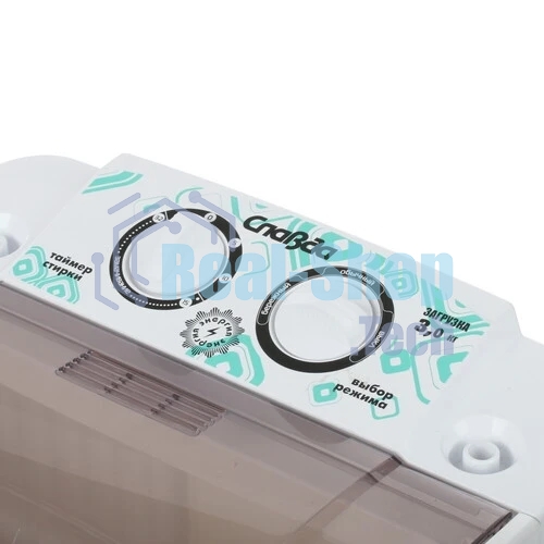 Стиральная машина Славда WS-30T/ЕТ белая, загрузка вертикальная 3кг, класс: C