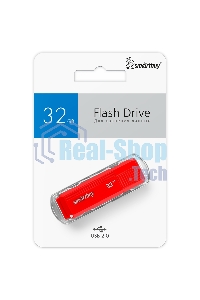 Флешка USB Smartbuy Флешка USB Smartbuy 32 Gb Smartbuy Dock Red (SB32 GbDK-R)