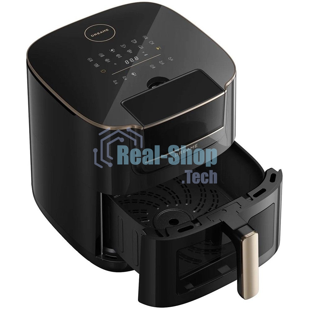 Аэрогриль Dreame Tasti Airfryer AF30 черный, 2300 Вт, 7 л, сенсор, 12 программ