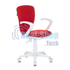 Кресло детское Бюрократ KD-W10AXSN/26-22 красный 26-22 (пластик белый)