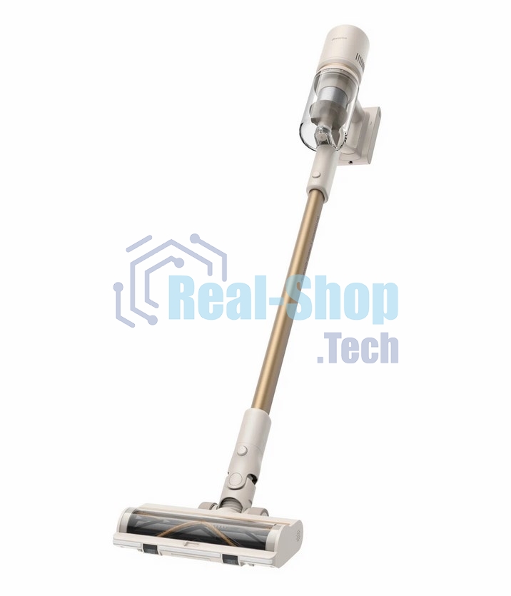 Пылесос вертикальный Dreame U20 бежевый, питание от аккумулятора, 120 Вт, уборка сухая, пылесборник 0.5 л, работа от АКБ max 60 мин