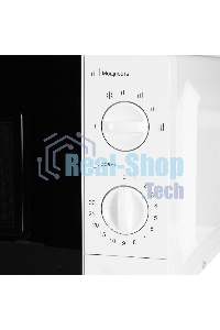 Микроволновая печь Kraft KF-20MW7W-101M белый, 20 л, 700 Вт, переключатели - поворотный механизм