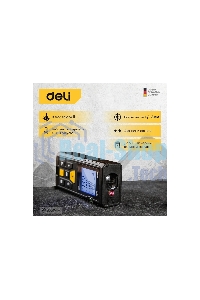 Лазерный дальномер Deli DL4171 (Диапазон измерения 0,05~100м, точность измерения: ±3мм)