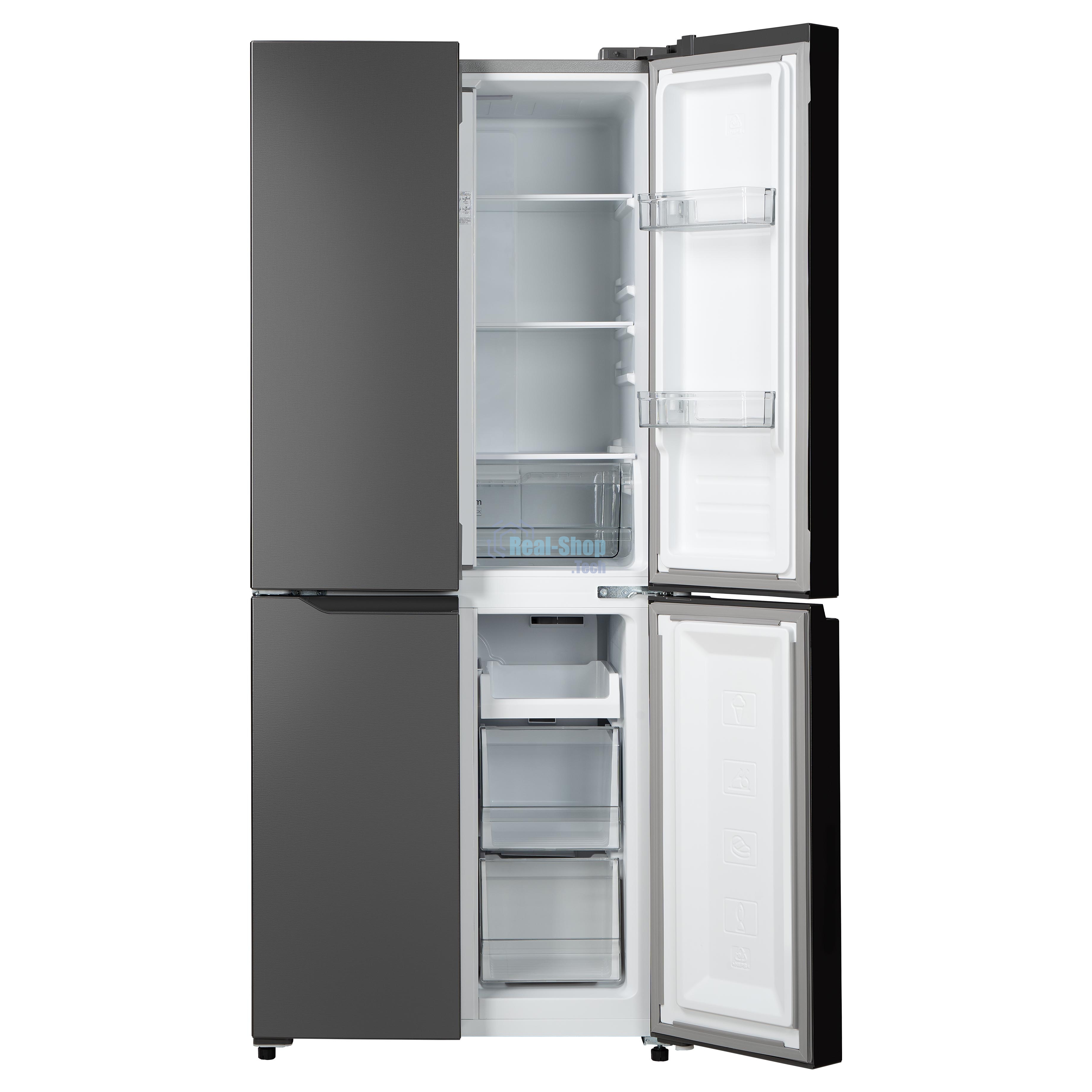 Холодильник Бирюса CD 405 DI темная нержавеющая сталь двухкамерный 289/130л морозилка снизу Side by Side