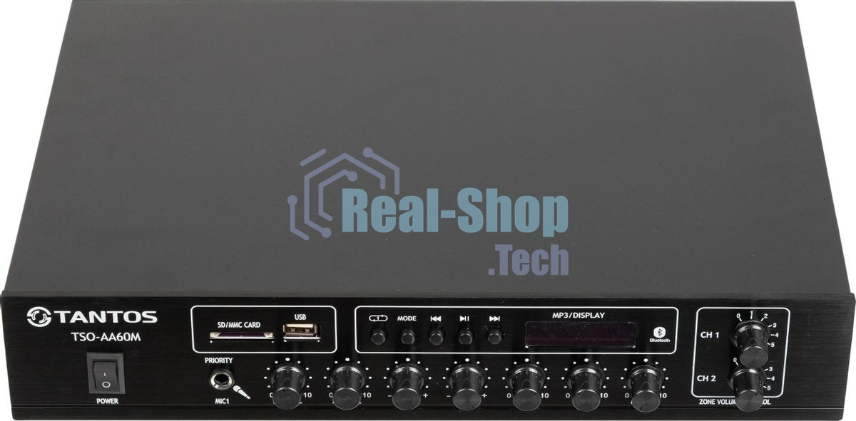 Усилитель Tantos TSo-AA60M выход 60Вт/100Вт (00-00001841)