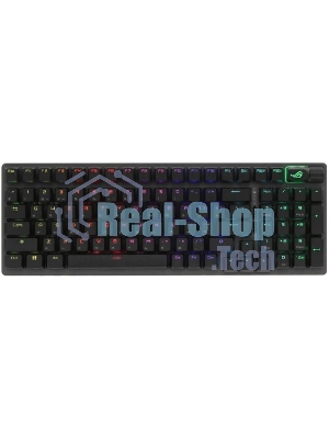 Клавиатура ASUS Strix Scope II 96 гибридная, Bluetooth, радиоканал, чёрный