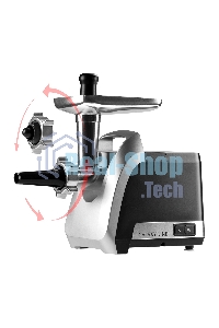 Мясорубка электрическая GALAXY LINE GL 2423 черная, 2200 Вт, 2,6 кг/мин, функция 