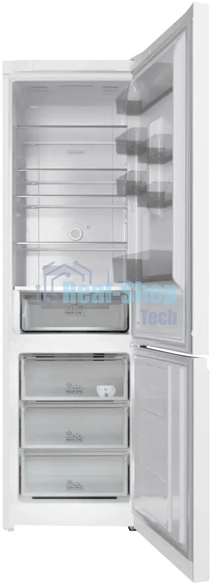 Холодильник Hotpoint HT 6200 W белый двухкамерный 240/83л морозилка снизу, No Frost