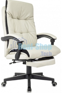 Кресло руководителя Бюрократ CH-824MSG-BF слоновая кость, эко.кожа/ткань, пластик