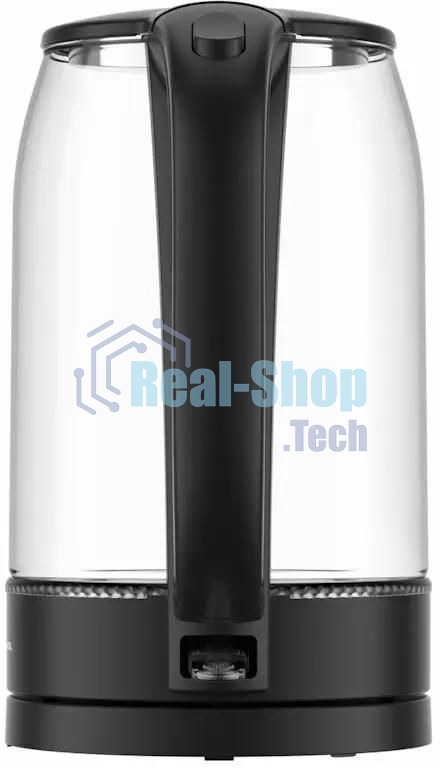 Чайник электрический Moulinex BY1S08F0 1.7л. 2200Вт черный/прозрачный корпус: стекло/пластик