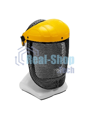 Щиток защитный лицевой с сеткой Denzel 