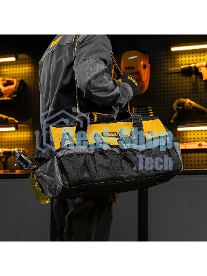 Сумка для инструмента Denzel 500х245х300 мм, 20 карман., съемный органайз. 10 карман., наплеч. рем.