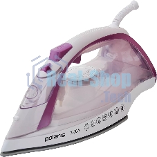 Утюг Polaris PIR2668AK 3m белый/розовый 2600Вт