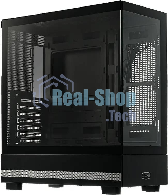 Корпус PcCooler C3Q500 BK черный без БП ATX 9x120мм 5x140мм 2xUSB3.0 audio bott PSU