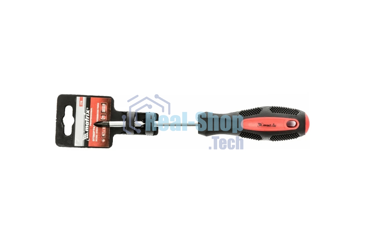 Отвертка Matrix Anti-Slip 12248 PH2 х 100 мм, CrV, двухкомп. рукоятка