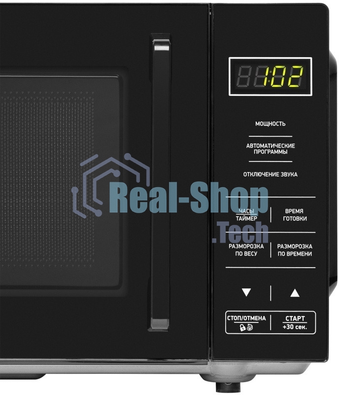 Микроволновая печь BBK 20MWS-750S/B черный, 20 л, 700 Вт, переключатели - сенсор