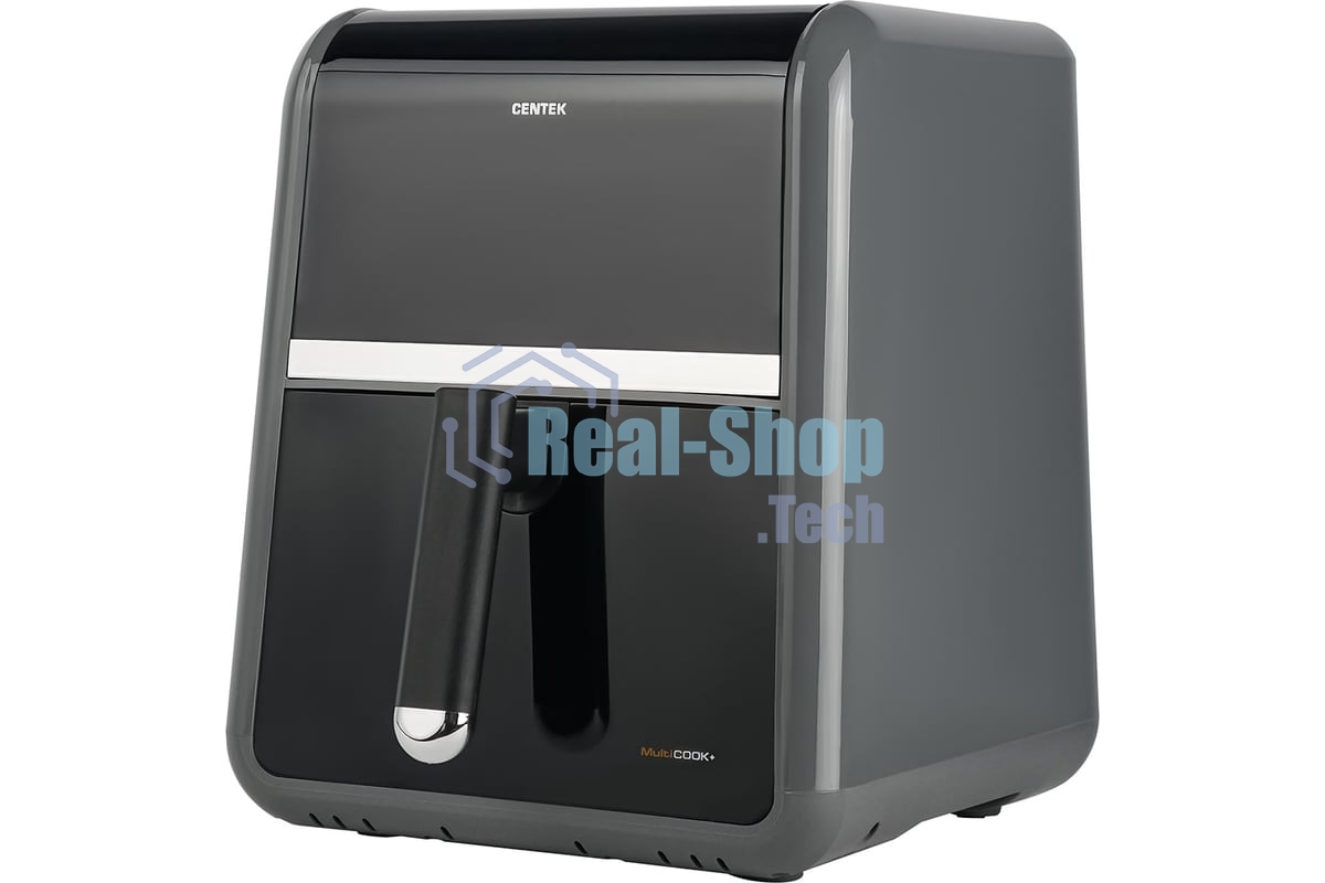 Аэрогриль Centek CT-3189 серый, 1500 Вт, 5 л, сенсор, 8 программ