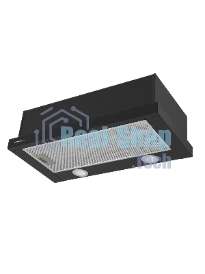 Вытяжка телескопическая HOMSair Flat 60 черный, 60 см, 520 куб. м/ч, 47 дБ