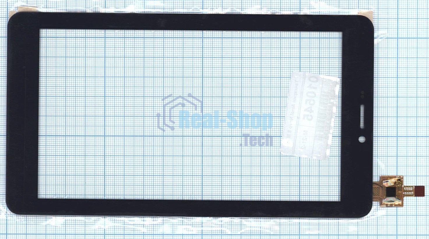 Сенсорное стекло (тачскрин) C196131A1-FPC740DR, черное