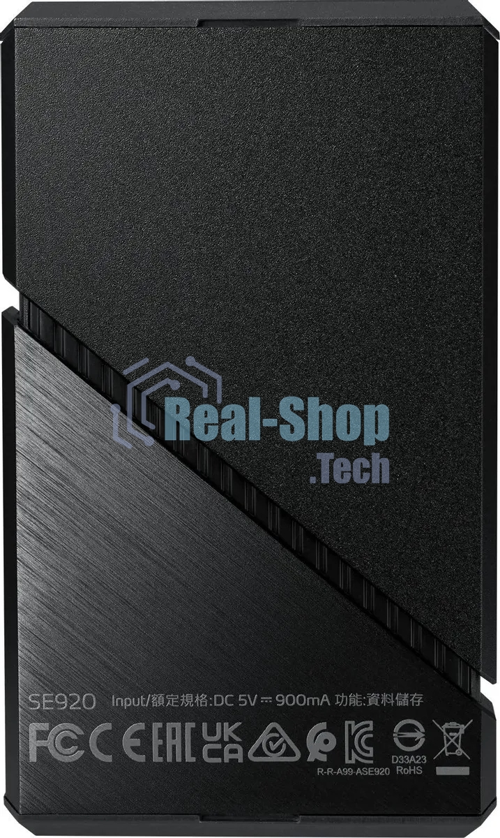 Внешний SSD ADATA USB-C 1Tb EXT. черный SE920-1TCBK