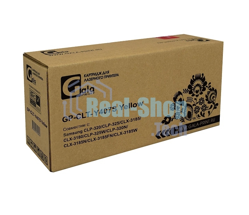 Картридж лазерный GalaPrint GP-CLT-Y407S желтый (1000 стр) для Samsung CLP-320/CLP-325/CLX-3185/CLX-3180/CLP-325W/CLP-320N/CLX-3185N/CLX-3185FN/CLX-3185W