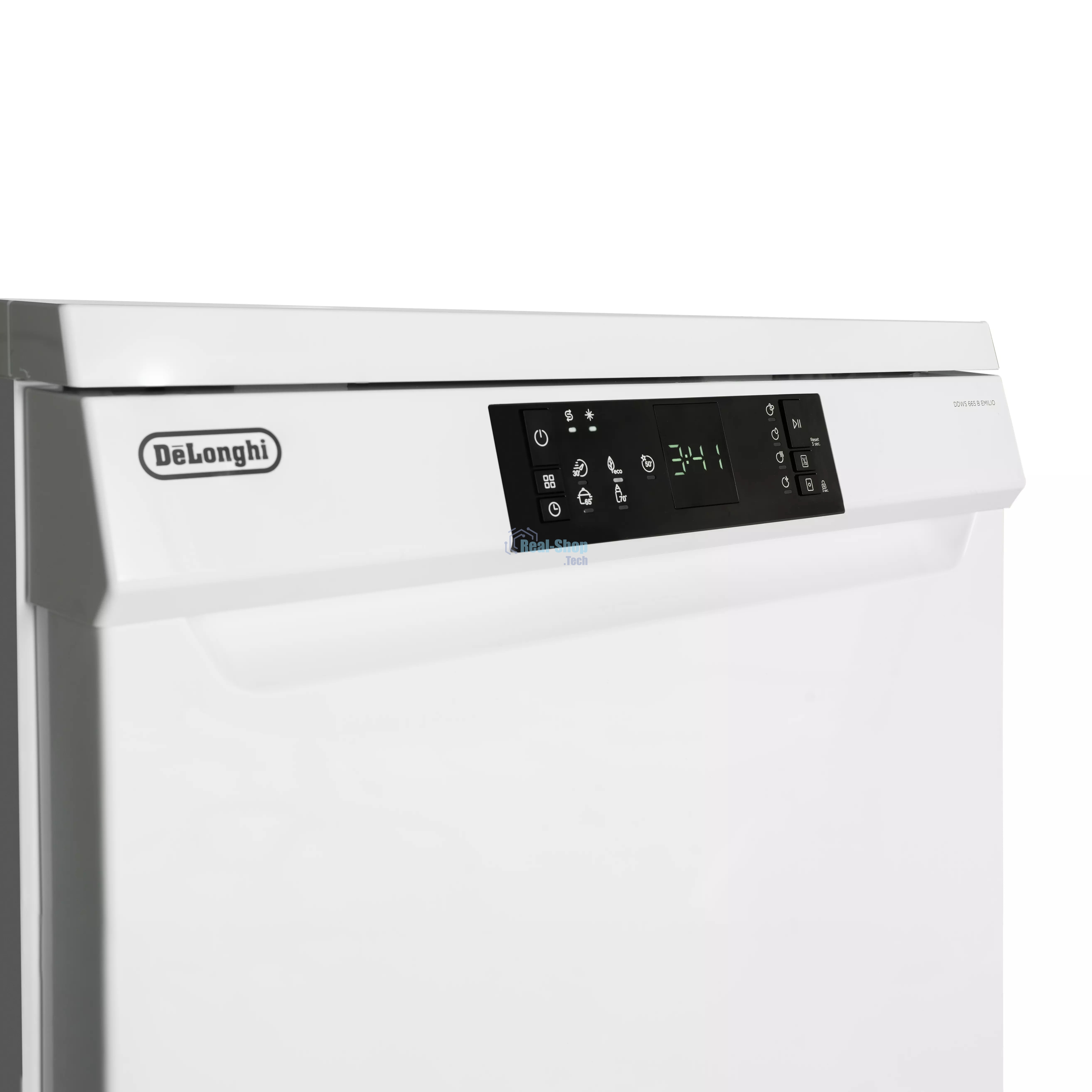 Посудомоечная машина DeLonghi DDWS 665 B Emilio, белая, 59.8 см, 13 компл., 52 дБ, класс A++