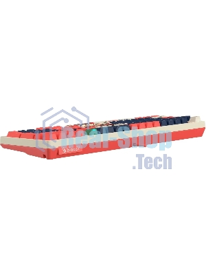 Клавиатура проводная A4Tech Bloody AT98 Proxy Boom USB бежевый/красный