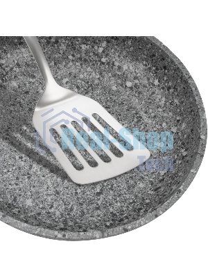 Сковорода Rondell Granit Carrara RDA-1846, 28см, без крышки, серый