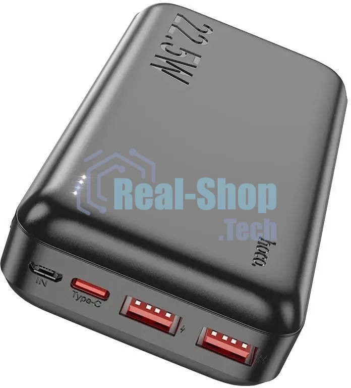 Портативный аккумулятор Hoco J101A Astute 20000mAh 22.5W 3A черный (82496)