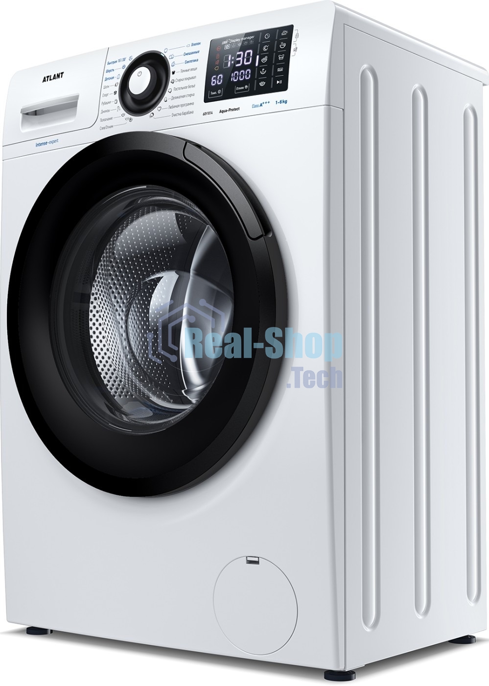 Стиральная машина Атлант СМА 60У1014-02 белая, загрузка фронтальная 6кг, 1000 об/мин., класс: A