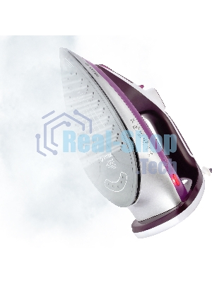 Утюг Vitek VT-1246 фиолетовый, 2400 Вт, 30 г/мин, 140 г/мин, 350 мл