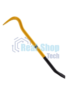 Лом-гвоздодер Denzel 450 мм, шестигранный 16 мм, окрашенный, сталь 65