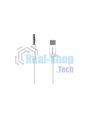 Кабель аудио MORE CHOICE (4610196409851) UK28a AUX 3.5mm Type-C 1м белый
