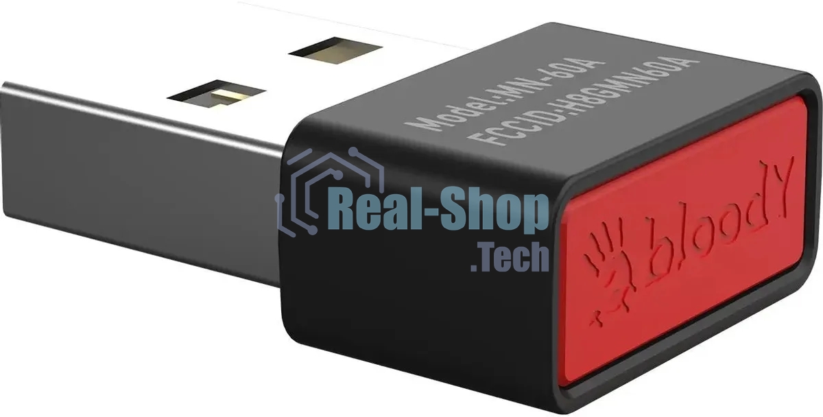 Мышь беспроводная A4Tech Bloody R36 Ultra черный, 12000 dpi, радиоканал, USB, кнопки - 7