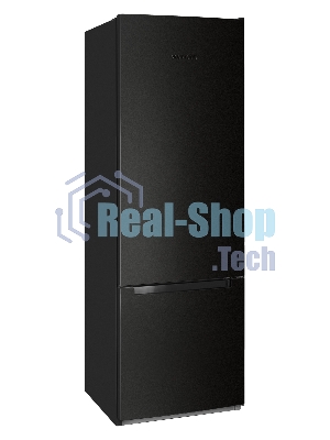Холодильник Nordfrost NRB 124 B черный, двухкамерный 238/70 л морозилка снизу