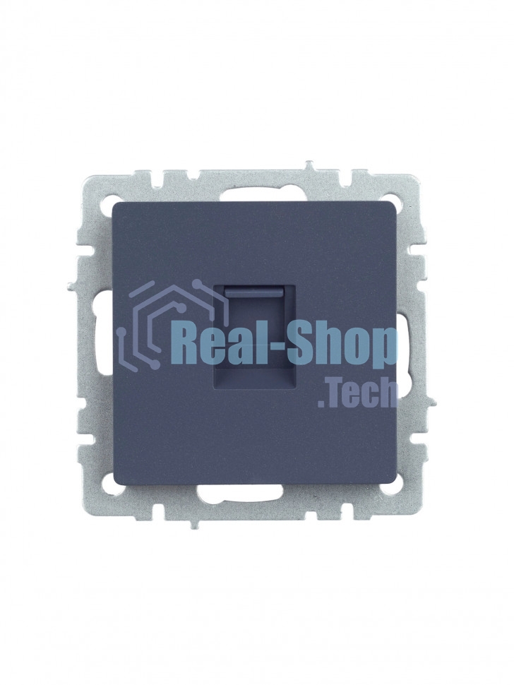 Розетка компьютерная IEK BRITE РК10-БрМ RJ45 кат.5E маренго
