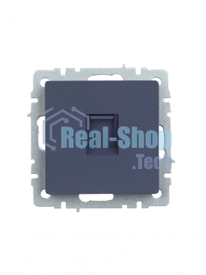 Розетка компьютерная IEK BRITE РК10-БрМ RJ45 кат.5E маренго