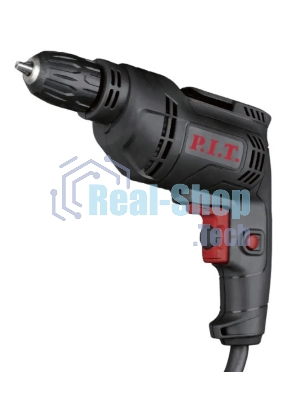 Дрель-шуруповерт сетевой P.I.T. PBM10-C, Сетевая, 550Вт